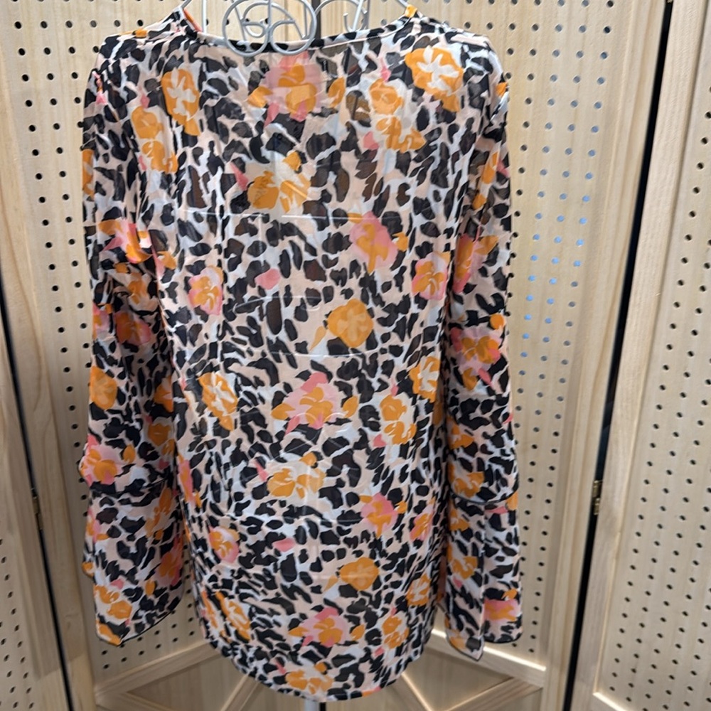Southern Stitch Floral Print Women's Blouse NWT - Picture 3 of 5